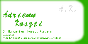 adrienn koszti business card